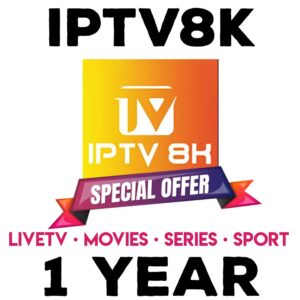 IPTV8K Malaysia 1 Year Code
